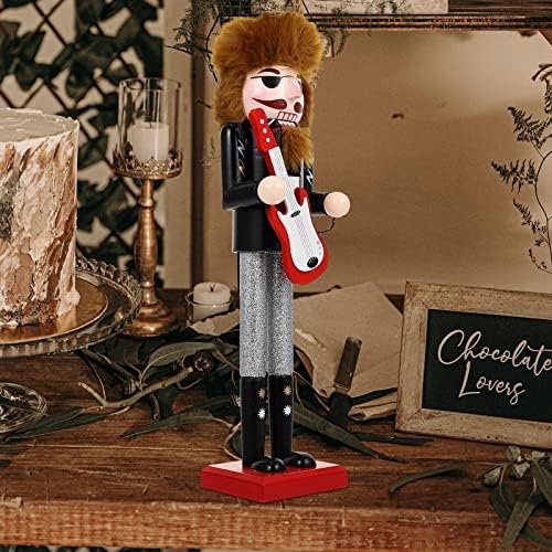 ABOOFAN 1pc Božić Nutcracker figura kućni ukras Božić Nutcracker vojnik lutkarski dekor za Božić