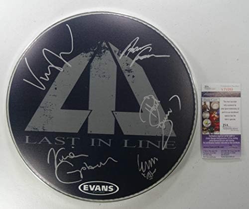 Potpisan Dio Band Posljednji U Redu S Autogramom 12 Drumhead Certified Jsa V70283