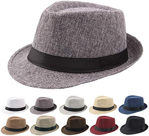 Jazz kapu za muškarce Unisex Classic 20S Fedoras Hat Ležerne prilike prozračne kape na otvorenom