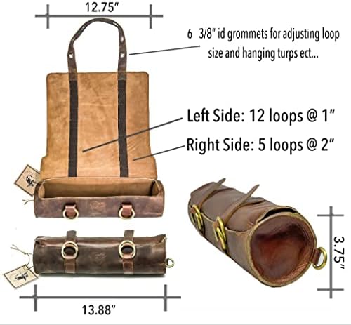 MstrSktch kožna umjetnička torbica za četkicu za boje za Plener vanjski štafelaj ili stativ
