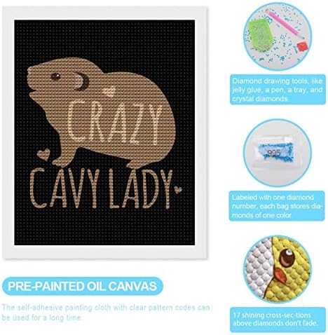 Crazy zamorac Cavylady dijamantski Setovi za farbanje za odrasle Cross Stitch DIY Paint Art slike Craft