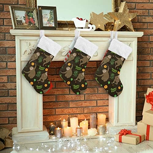Alaza Božićne čarape Slotine rade joga klasični personalizirani veliki ukrasi za čarape za obiteljski odmor