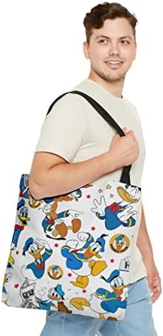 Donald Aesthetic torba za patku za žene i muškarce torba za plažu torbe za kupovinu Školska torba za rame višekratne torbe za namirnice