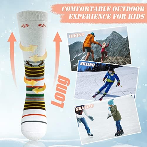 Nasularne kiše Skijaške čarape Snow Boy toplo Skijanje Čarape Girl Thermal Toddler Zimske čarape za