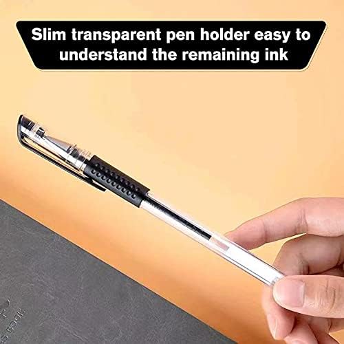 Fine point gel olovka sa mastilom crna olovka 0.5 mm 45pack pošaljite božićnu torbu za šišanje noktiju