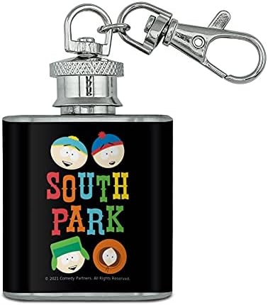 South Park likovi Logo Nerđajući čelik 1oz Mini lanac za ključeve