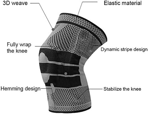 CCBUY 1 par Silikonski štitnici za koljena naramenice za koljena za artritis štitnici za koljena za zglobove podrška meniskusu zaštita od kompresije Sport