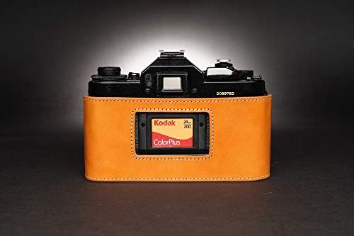 A-1 Case, BolinUS ručno rađena torbica za pola kamere od prave kože za Canon Nova ae-1 AE-1p a-1 kamera sa remenom za ruke