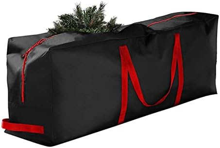 48in / 69in kutija za božićno drvo plastična tvrda, Božić tree bags storage Božić ornament storage tree bags plastične kante za skladištenje sa točkovima kutija za božićno drvo skladište velike torbe sa zatvaračem