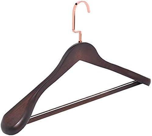 Vješalice za odijelo jednostavno non kliznite široki široki ručni vješalica za uštedu prostora za uštedu od nehrđajućeg čelika vješalica 10 pakovanja habuša