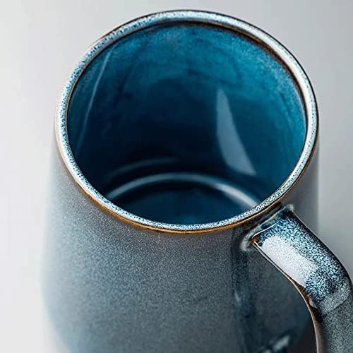 Wjccy plavi čaj vode velikih kapaciteta keramičke kafe kup kućne pitke lonča
