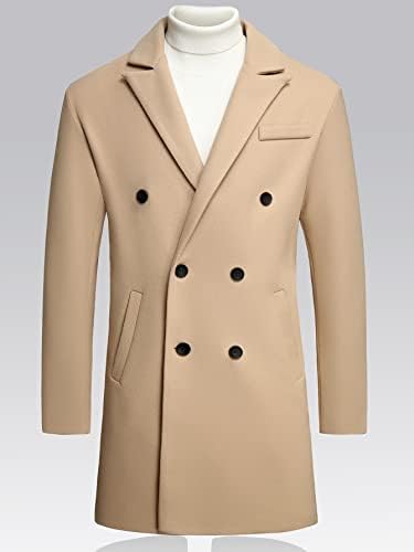 Oshho jakne za žene - muškarci 1pc dvostruki kaput sa koljkom