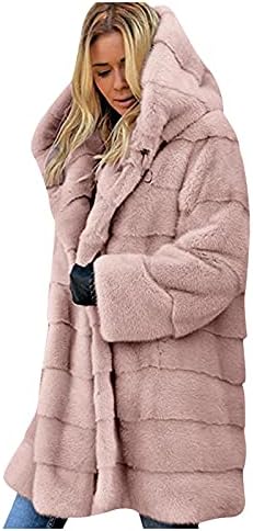 Minge odmor Zimski tunički kaputi Ženski modernim dugim rukavima, pahuljasti kaputi labavi kapuljač toplim čvrstim