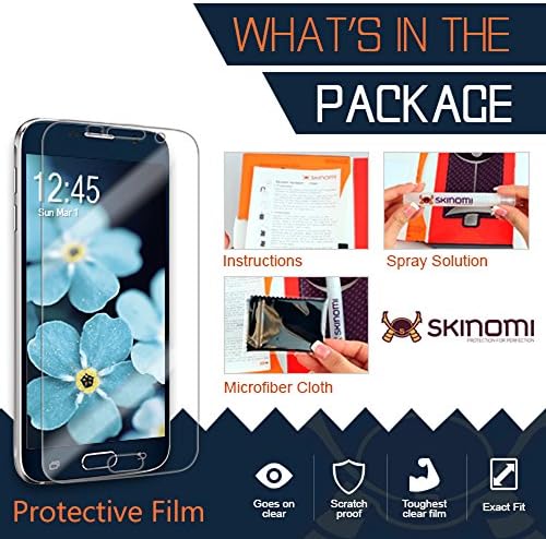 Skinomi zaštitnik kože za cijelo tijelo kompatibilan sa Fitbit Sense 2 TechSkin full cover Clear HD Film