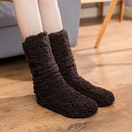 Farme čarape Božić žene debeli Super toplo za zimu dom Fuzzy čarape Super meka udobnost Coral