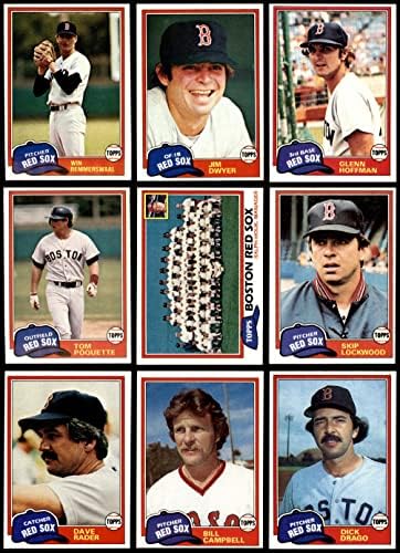 1981. Topps Boston Red Sox Team Set Boston Red Sox NM Red Sox