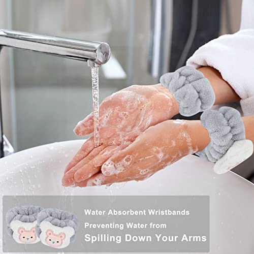 8kom trake za pranje lica, trake za ruke za pranje lica, Spa ručnici od mikrovlakana za žene