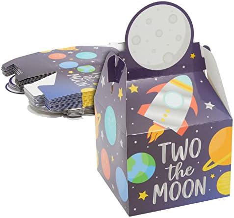 Blue Panda 36 Pakovanje dva Moon tematska stranka Favorit za pogone za vanjsku svemir 2. rođendan