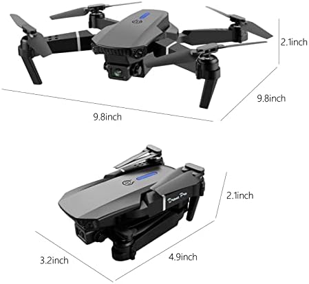 Sklopivi dron sa dvostrukom HD kamerom od 1080p, igračke za daljinsko upravljanje, FPV RC Quadcopter, sa režimom bez glave, putanja označava let, za početnike