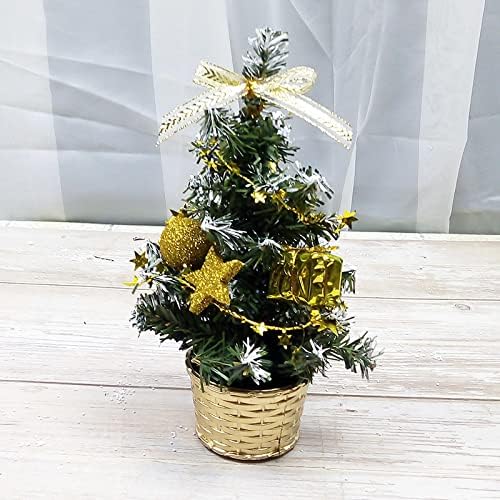 NC 20cm Mini božićno drvce 30cm stolno poklon stablo 40cm Umjetno stablo Božićni materijal isporuka 30cm zlata
