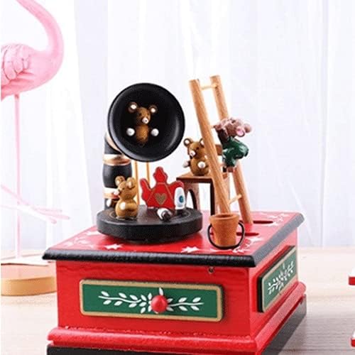 Douba Merry-Go-Round Santa Claus Music Box Toy Decoration Merry-Go-okrug Božić Božić Rođendanski poklon