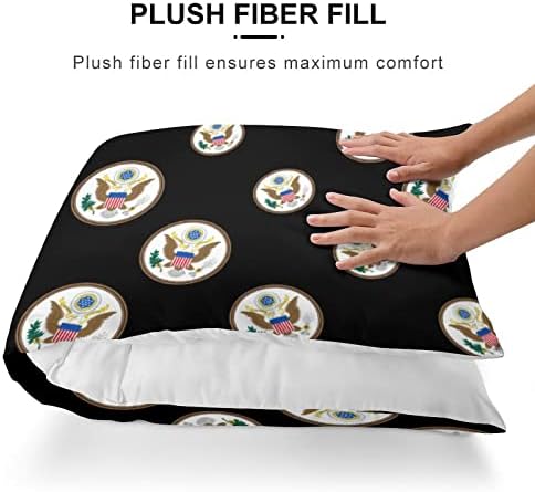 Grb Amerike Dug jastuk za tijelo Dug tijelo 20 x 54 inčni jastučnica Nema umetka