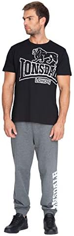 Lonsdale logotip majica Langsett, redovno fit