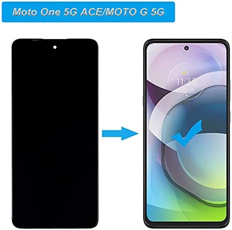 E-yiiviil LCD ekran kompatibilan sa Moto One 5G ACE XT2113 XT2113-2 / Moto G 5G 6.7 LCD ekran