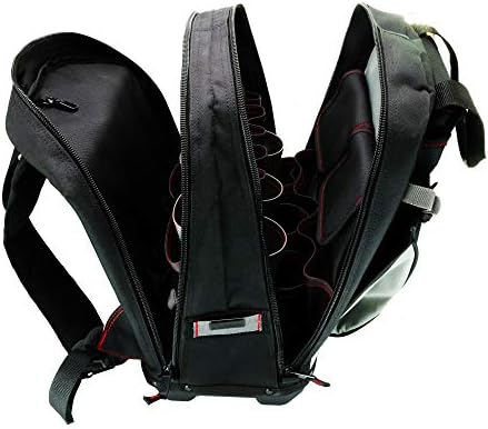 Trmoegear Teška alata, ruksak W / Ojačana dna - Vodootporna PVC torba za alat s presvučenim, sadrži podstatvu podršku za leđa, prozračna tkanina, višestruki odjeljci za odlaganje.
