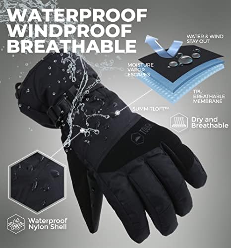 Ski i snežne rukavice - Vodootporne i vjetrovitne rukavice za snijeg za muškarce i žene za hladno
