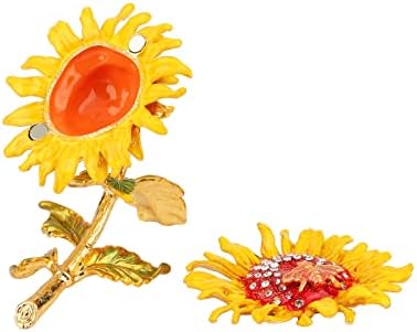 Furuida Sunflower triketi za suncokret Emajlirani poklon nakita ručno oslikane figurinske ukrase za obrt poklona
