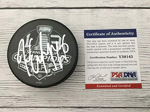 Jake Muzzin potpisao potpis 2014 Stanley Cup Kings Hockey Puck PSA DNK COA a-Autogramed NHL Paks