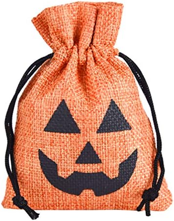 Cabilock Candy poklon torbe 5kom Halloween Drawstring torba bundeva narandžasta Drawstring torba torba za pakovanje
