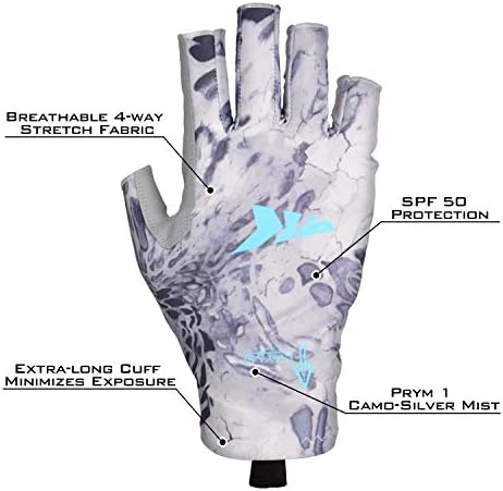 Kastking Sol Armis Sun rukavice UPF50 + ribolovne rukavice UV zaštitne rukavice Zaštita od sunca Rukavice Muškarci Žene za vanjsku kajaku, veslanje
