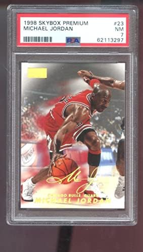 1998-99 Skybox Premium # 23 Michael Jordan PSA 7 Ocjenjivačka košarkaška karta NBA 98-99 - nepotpisane košarkaške kartice