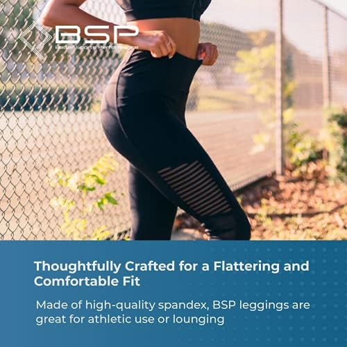 BSP Bolje sportske performanse Ženske vježbanje - Ženske hlače za vježbanje sa mrežama i džepovima, vježbanje za žene
