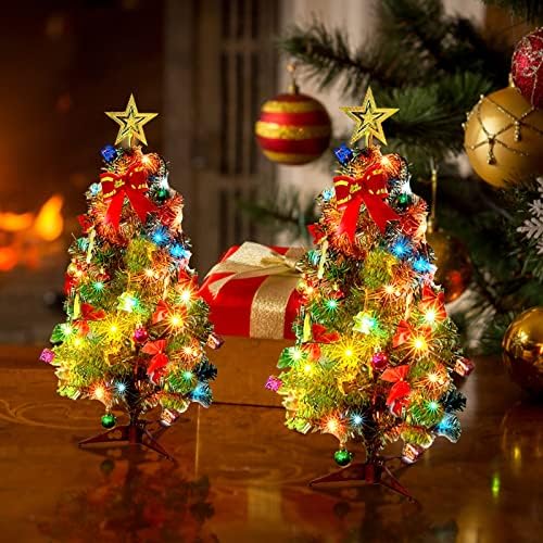 Mini stol Top Božićno ukrašavanje stabla LED dekor Početna Xmas poklon party sgcabicqg0z3hz