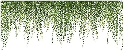 Chanmol Green Bilctic Decor naljepnice za zidne naljepnice 2 listova Ogulje i stick listove umjetničke