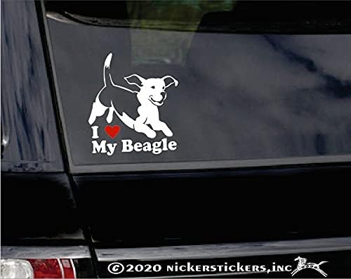 Volim svoj Beagle | Naljepnica vinilnog skakanja naljepnica za zid naljepnice