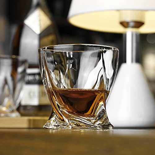 BaveL Whisky naočare-10 oz Premium obliku Scotch naočare set 4,stakleni Set,čaše za piće burbon viskija, konjak,