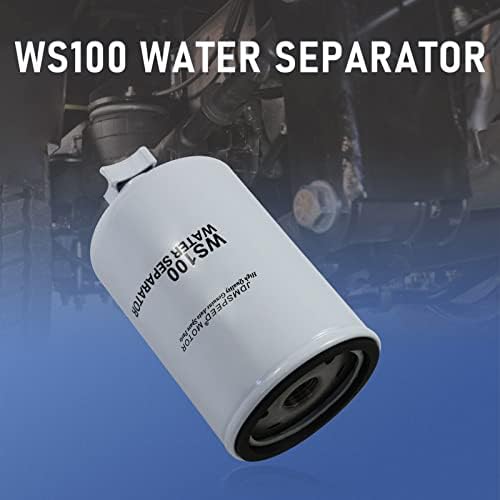 DicMic filter za gorivo i filter za odvajanje vode Kompatibilan je s Dodge Ram Cummins zamjena # FF100-2, WS100