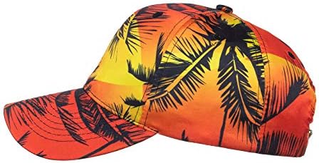Zhuyou Cvjetni ispis bejzbol kapa Podesive lagane vanjske sportske kapice Ljetna plaža Travel Hats
