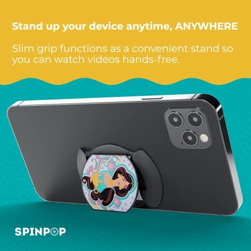 iJoy Disney Slim Grip dodatak za držanje telefona-super Thin Wireless Charger Compatible, Zadnja