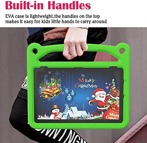 Vatra HD 10 tablet futrola za djecu-brodobori lagani udarni poklopac s udarcem sa štandom za ručice za HD 10Tablets-Green