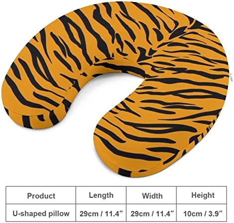 Tiger kože uzorak putni jastuk za vrat jastuk za pjenu za glavu leta za spavanje za spavanje za glavu za avionsku automobilsku kancelariju Početna
