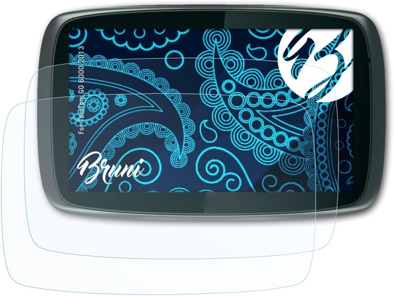 Bruni zaštitnik ekrana kompatibilan sa TomTom GO 6000 2013 zaštitnom folijom, kristalno čistom
