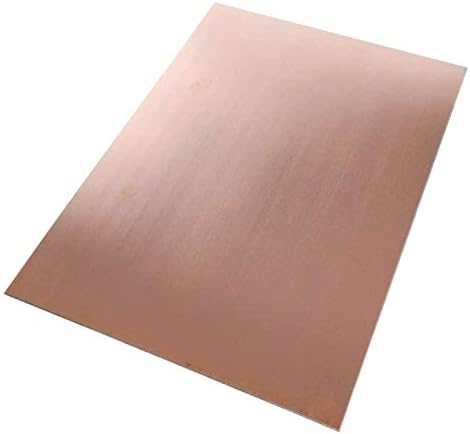 YIWANGO čisti Bakar Lim folija ploča 0. 8 x 100 x 150 mm rezana bakrena metalna ploča, 100mm x 150mm