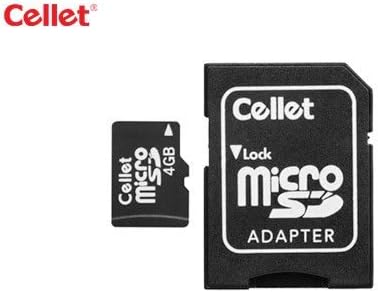 Cellet 4GB MicroSD za Samsung Omnia 4G Smartphone prilagođene flash memorije, high-speed prijenos, plug and play, sa pune veličine SD Adapter.