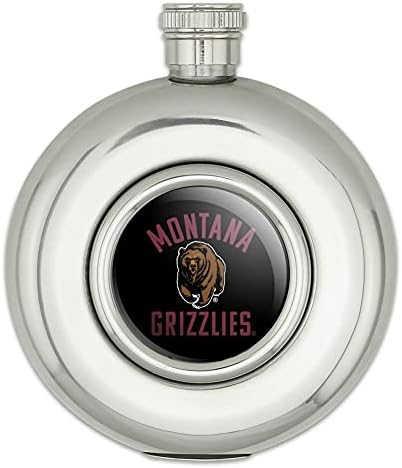 Univerzitet Montana Grizzlies okrugla tikvica za piće od nerđajućeg čelika 5oz Hip