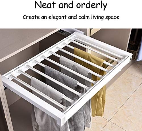 NBSXR -Metal garderobe stalak za hlače za hlače, stalak za zaštitu hlača, ormar za skladištenje gardera, ladica